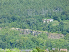 
Abersychan Quarry and limeworks from Rhiw Frank, July 2011